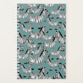 Zebra Pattern | Monogramm Planer (Vorderseite)