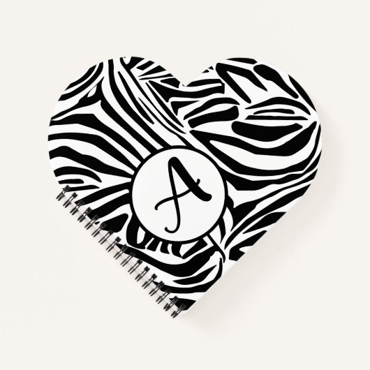 Zebra Pattern Notizblock (Vorderseite)