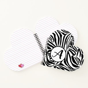 Zebra Pattern Notizblock