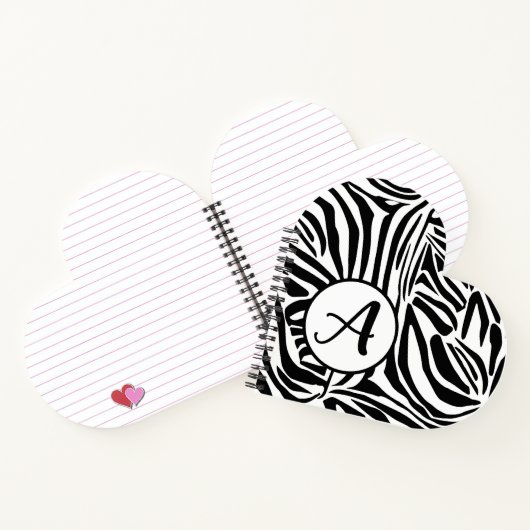 Zebra Pattern Notizblock (Innenseite)
