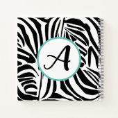 Zebra Pattern Notizblock (Rückseite)