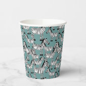 Zebra Pattern Pappbecher (Links)