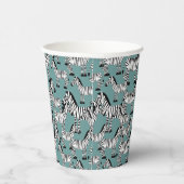 Zebra Pattern Pappbecher (Rechts)