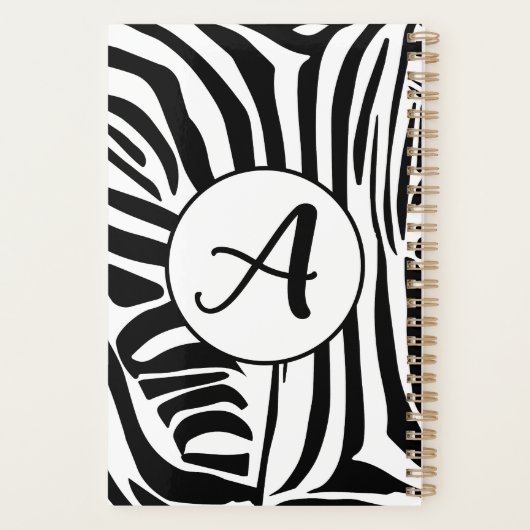 Zebra Pattern Planer (Rückseite)
