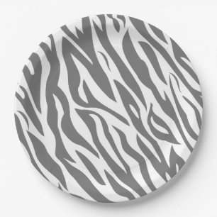 Zebra Pattern Safari Jungle Tier Geburtstag Pappteller
