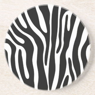 Zebra Pattern Sandstein Untersetzer