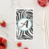 Zebra Pattern Serviette (Beispiel)