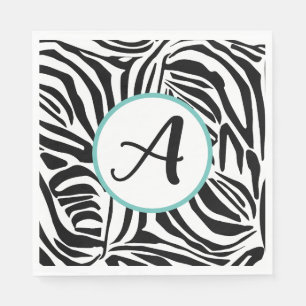 Zebra Pattern Serviette