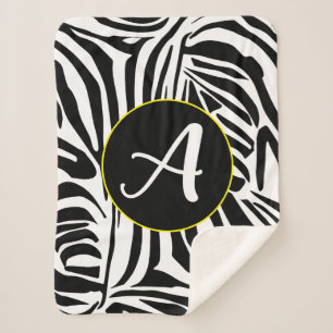 Zebra Pattern Sherpadecke