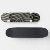 Zebra Pattern Skateboard (Horizontal)
