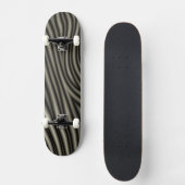 Zebra Pattern Skateboard (Vorderseite)