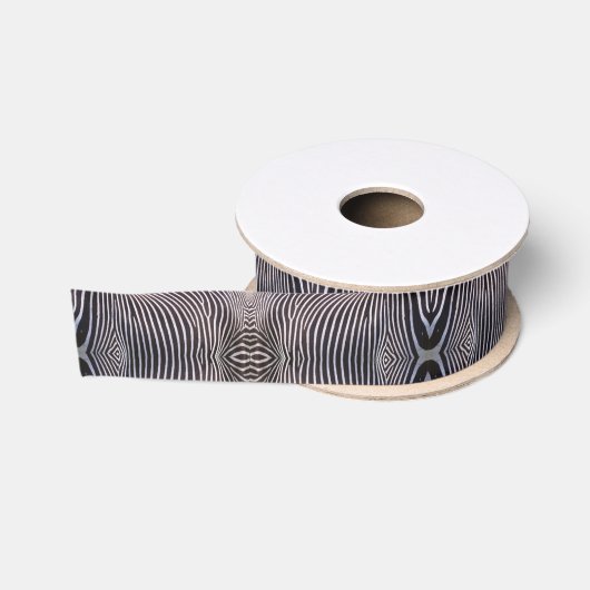 ZEBRA PATTERN STYLE RIPSBAND (Spule)