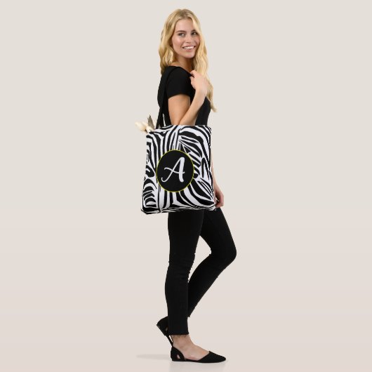 Zebra Pattern Tasche (Am Model)