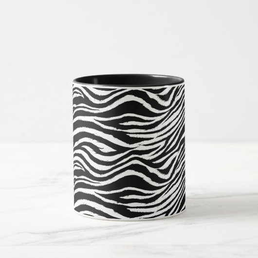 Zebra Pattern Tasse (Zentrum)
