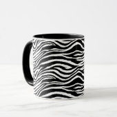 Zebra Pattern Tasse (Vorderseite Links)