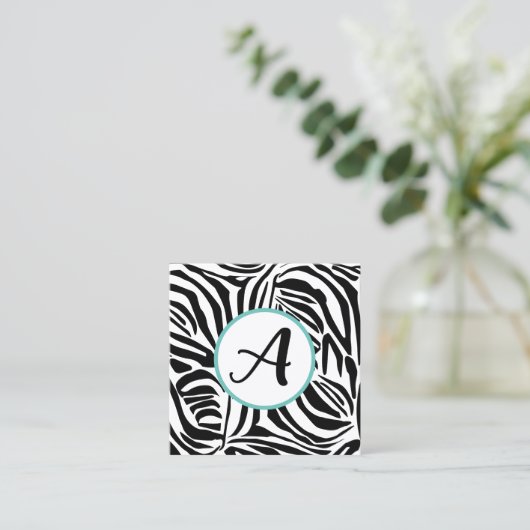 Zebra Pattern Terminkarte (Stehend Vorderseite)