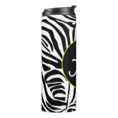 Zebra Pattern Thermosbecher (Nach links gedreht)