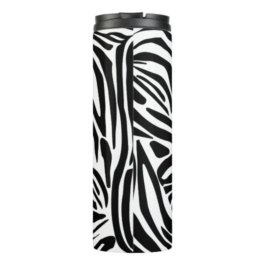 Zebra Pattern Thermosbecher (Rückseite)