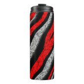 Zebra Pattern Thermosbecher (Vorderseite)