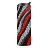 Zebra Pattern Thermosbecher (Nach links gedreht)