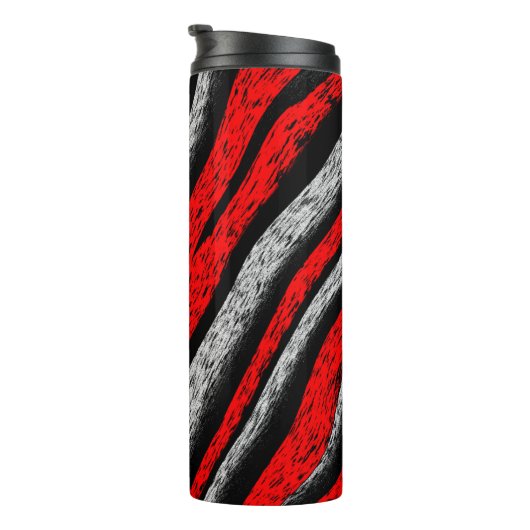Zebra Pattern Thermosbecher (Nach rechts gedreht)