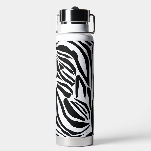 Zebra Pattern Trinkflasche (Hinten)