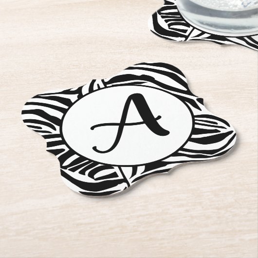 Zebra Pattern Untersetzer (angewinkelt)