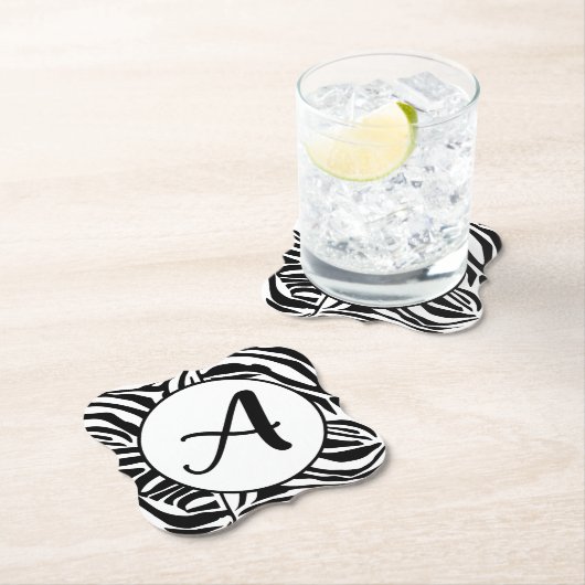 Zebra Pattern Untersetzer (Vor Ort)