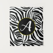 Zebra Pattern Wandteppich (Vorderseite)
