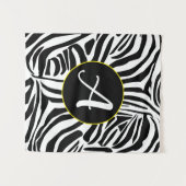 Zebra Pattern Wandteppich (Vorderseite (Horizontal))