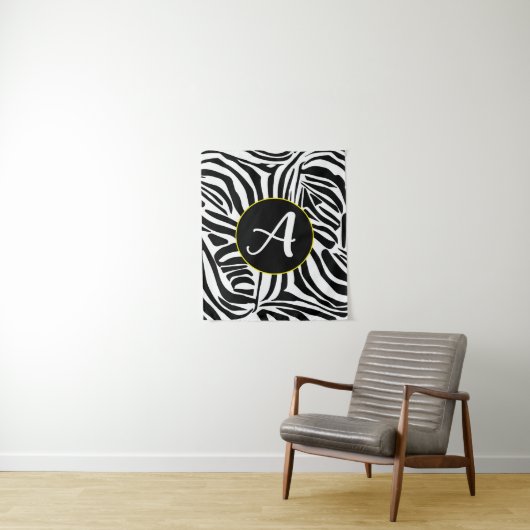 Zebra Pattern Wandteppich (Beispiel)