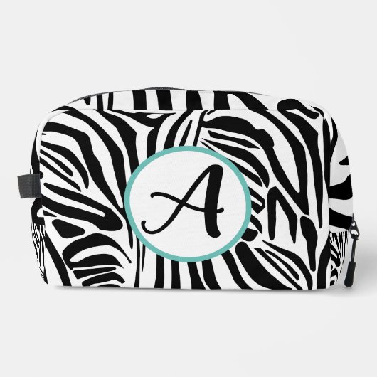 Zebra Pattern Waschbeutel (Vorderseite)