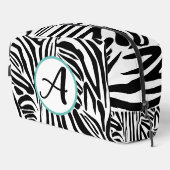Zebra Pattern Waschbeutel (Rechte Ecke)