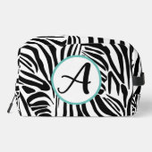 Zebra Pattern Waschbeutel (Rückseite)