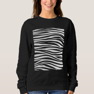 Zebra Pattern Zebra Colors Sweatshirt