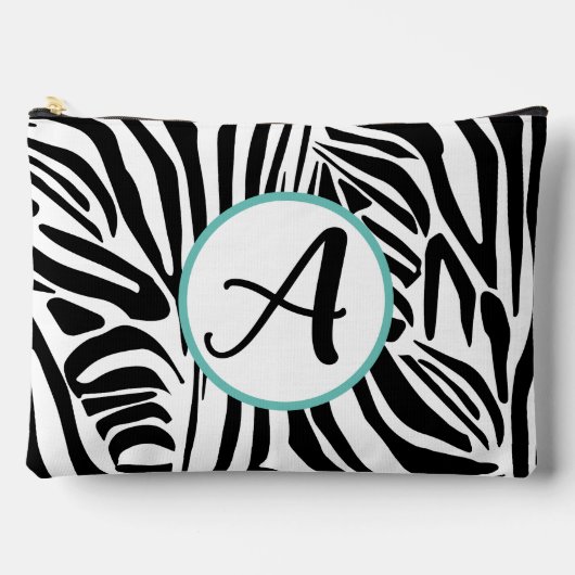 Zebra Pattern Zubehörtasche (Vorderseite)