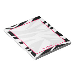 Zebra Personalisiert Notepad Notizblock