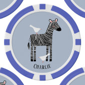 Zebra Personalisiert Pokerchips