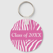 Zebra-Personalisierte Schlüsselanhänger (Vorderseite)