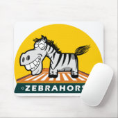 Zebra-Pferde Mousepad (Mit Mouse)