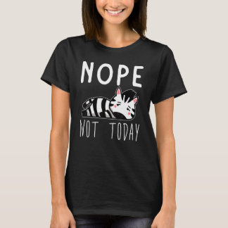 Zebra Pferde  Müde Faules Zebra T-Shirt