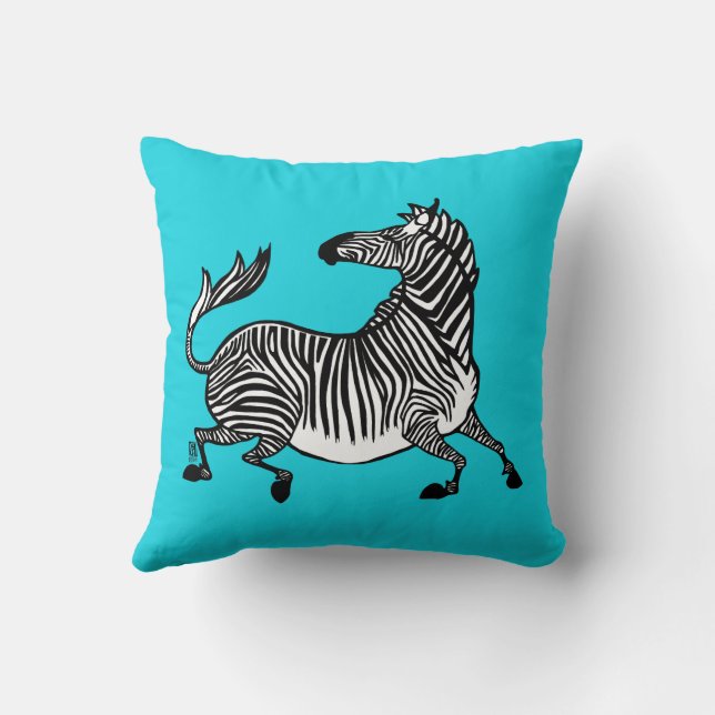 Zebra Pillow Kissen (Rückseite)