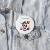 Zebra Pilot Geburtstag Button (Beispiel)