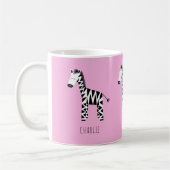Zebra Pink Kaffeetasse (Links)