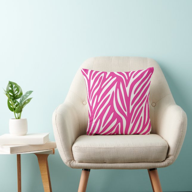 ZEBRA PINK KISSEN (Stuhl )