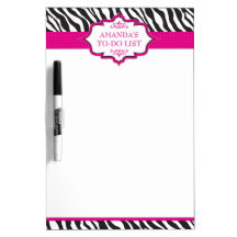 Zebra Pink Ribbon