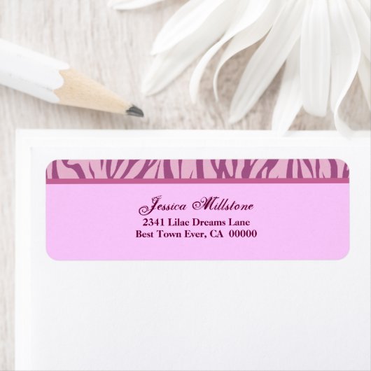 Zebra Pink Stripe (Insitu)