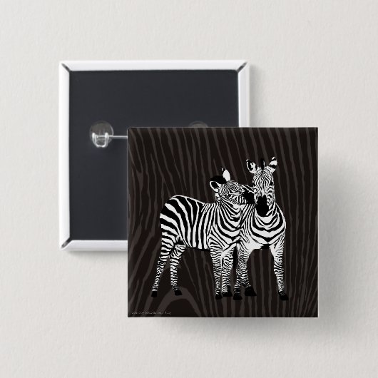 Zebra Play Button (Vorne & Hinten)