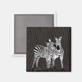 Zebra Play Magnet (Vorderseite/Rückseite)