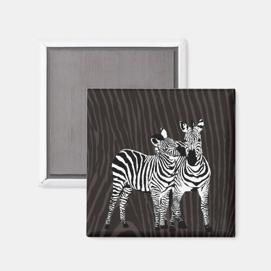 Zebra Play Magnet (Vorderseite/Rückseite)